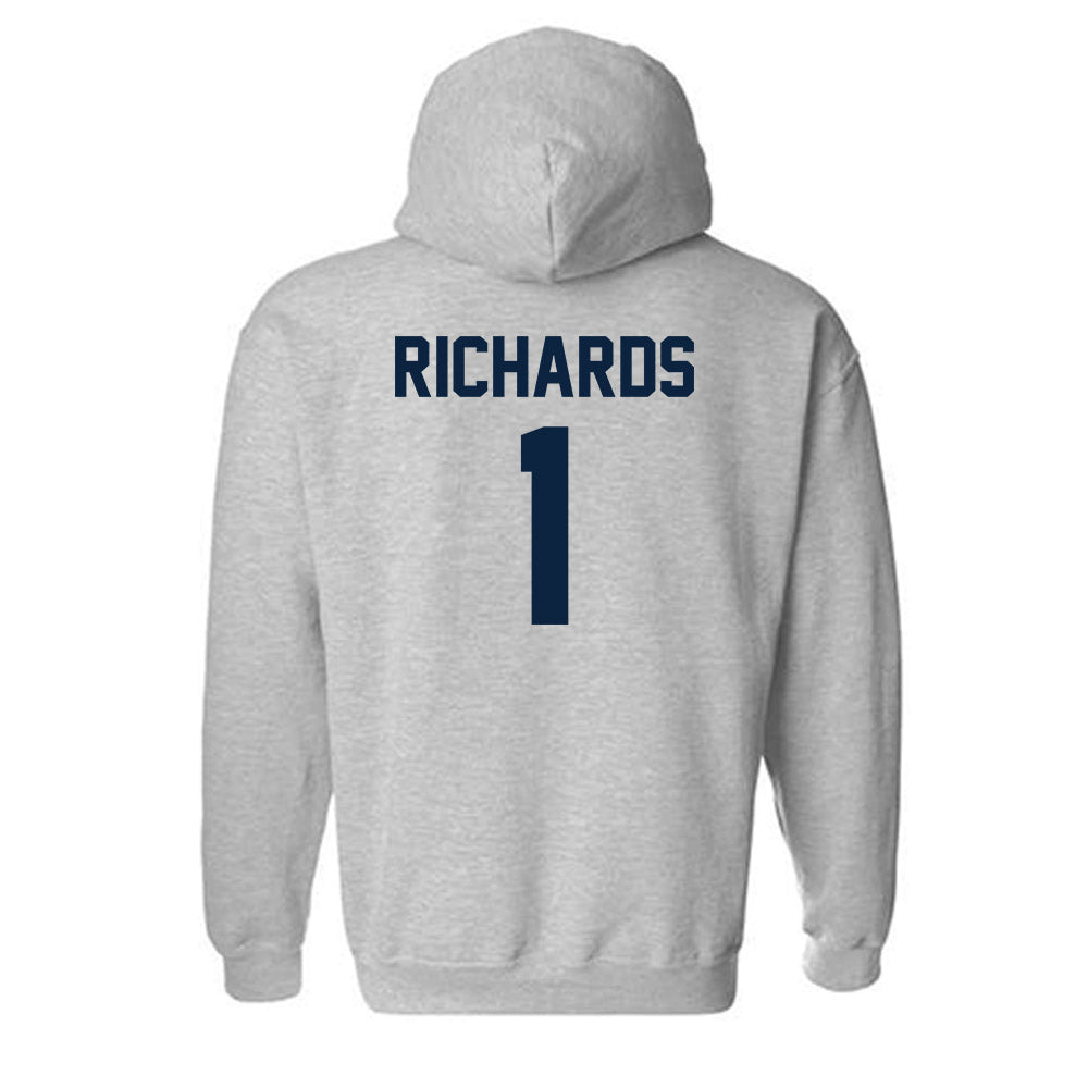 Xavier - NCAA Women's Basketball : Payton Richards - Classic Shersey Hooded Sweatshirt-1