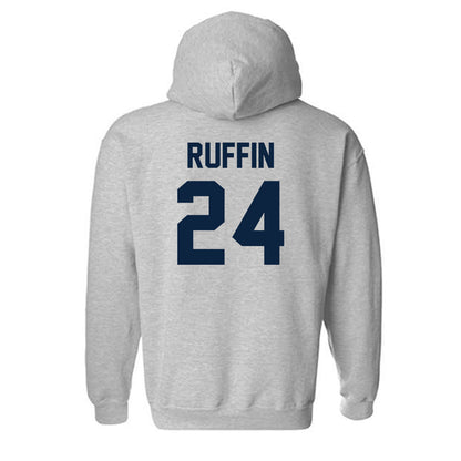 Xavier - NCAA Men's Soccer : Ellison Ruffin - Classic Shersey Hooded Sweatshirt-1