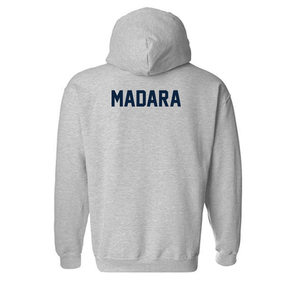 Xavier - NCAA Women's Swimming & Diving : Teegan Madara - Classic Shersey Hooded Sweatshirt-1