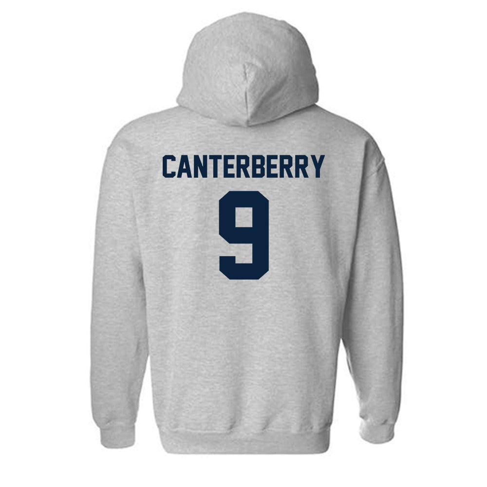 Xavier - NCAA Baseball : Donavan Canterberry - Classic Shersey Hooded Sweatshirt-1