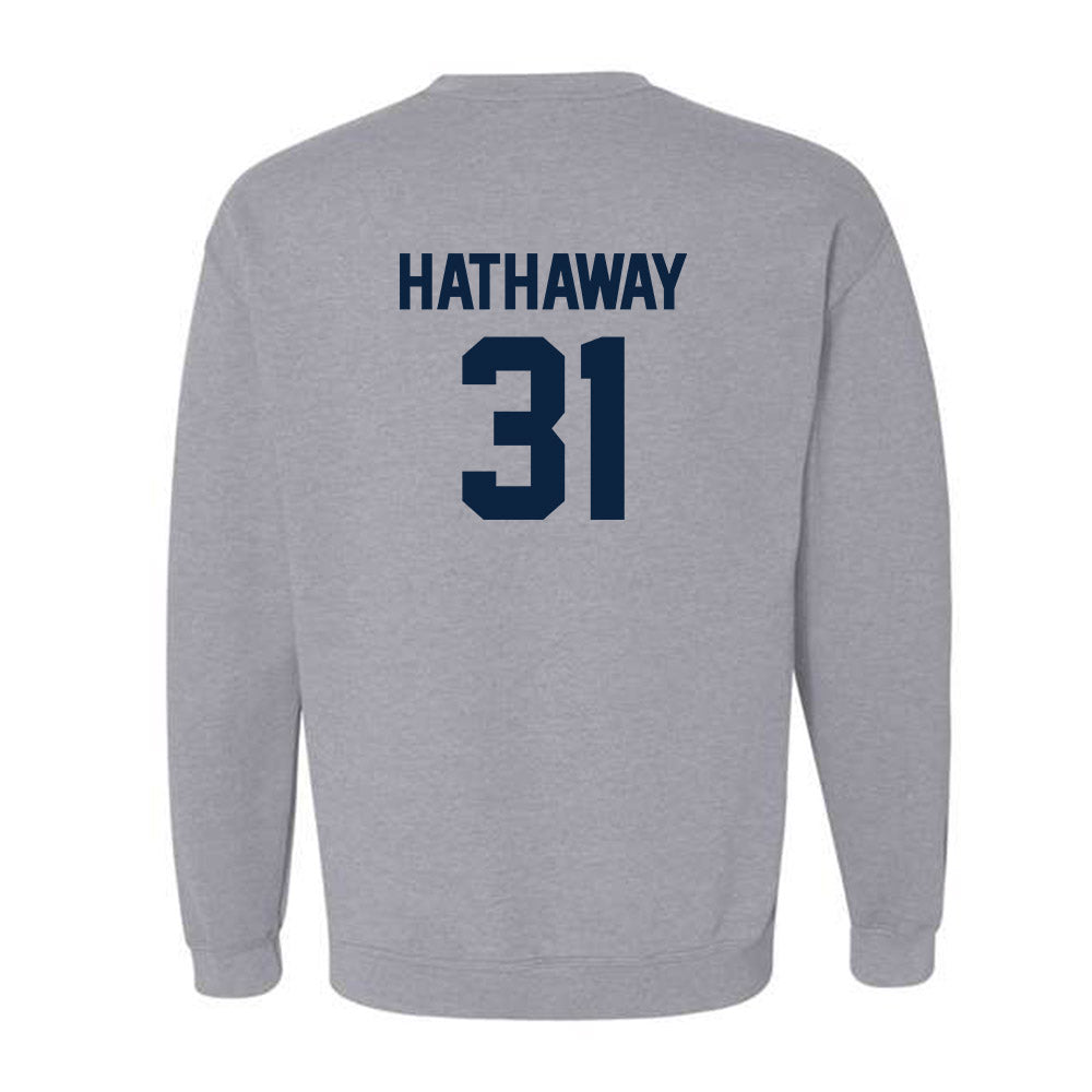 Xavier - NCAA Women's Lacrosse : Genevieve Hathaway - Classic Shersey Crewneck Sweatshirt-1