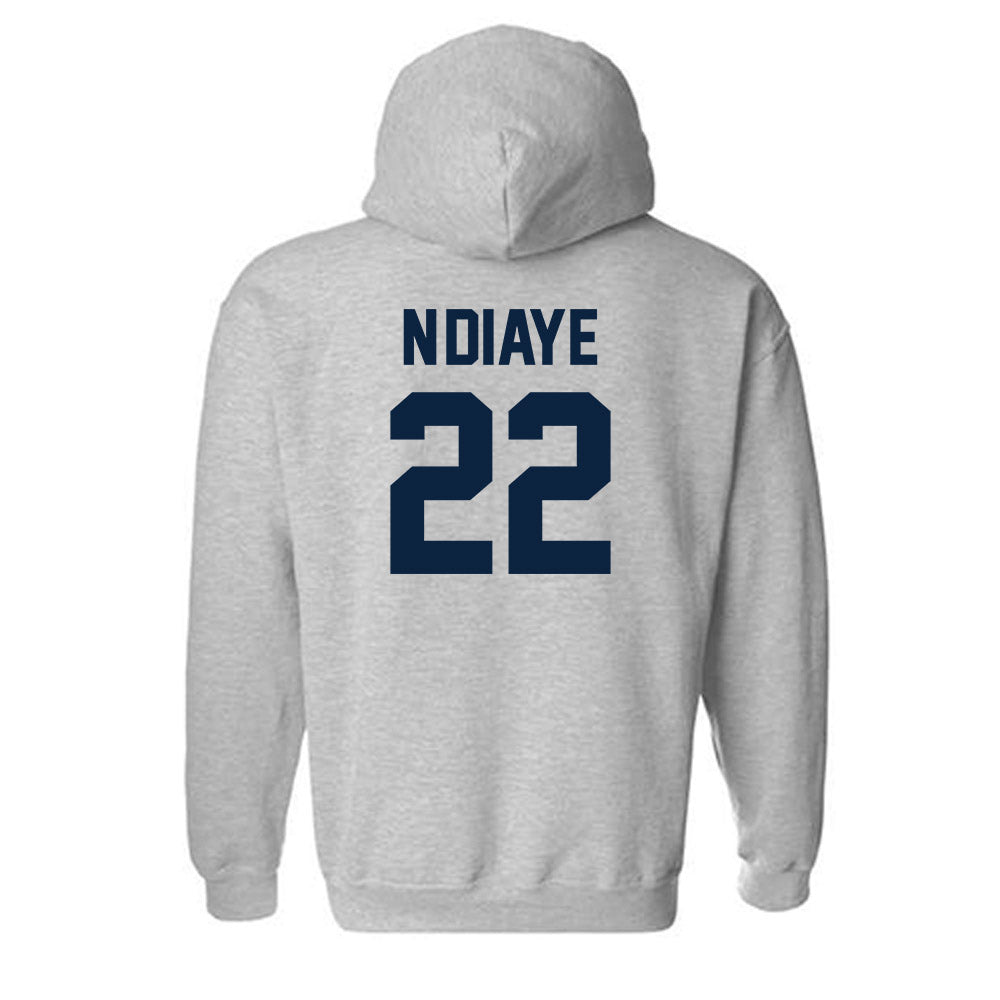 Xavier - NCAA Men's Basketball : Pape N'Diaye - Classic Shersey Hooded Sweatshirt-1