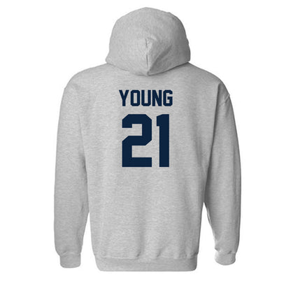 Xavier - NCAA Women's Basketball : Audia Young - Classic Shersey Hooded Sweatshirt-1