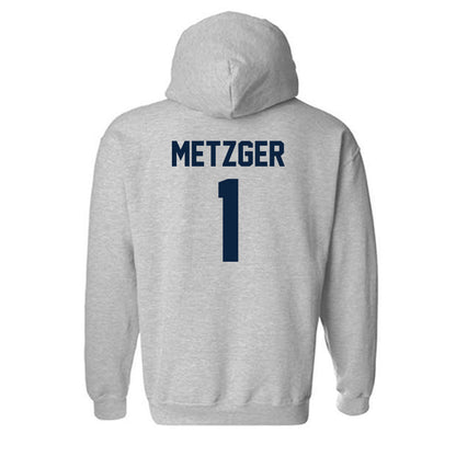 Xavier - NCAA Women's Lacrosse : Mackenzie Metzger - Classic Shersey Hooded Sweatshirt-1