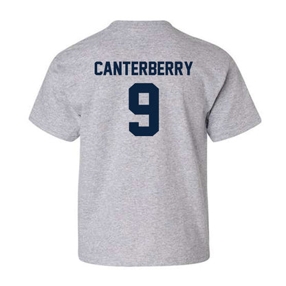 Xavier - NCAA Baseball : Donavan Canterberry - Classic Shersey Youth T-Shirt-1