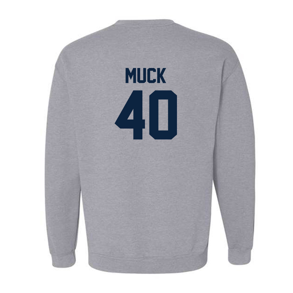 Xavier - NCAA Baseball : Karter Muck - Classic Shersey Crewneck Sweatshirt-1