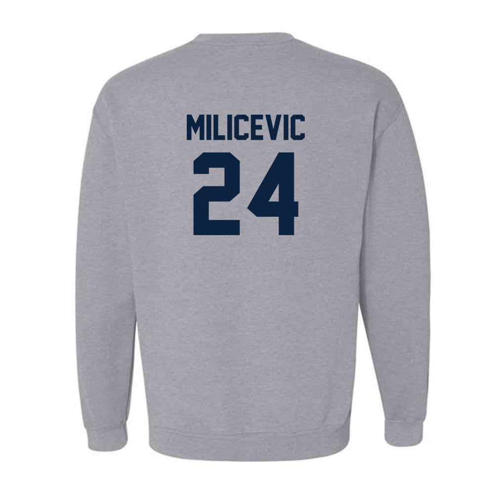 Xavier - NCAA Men's Basketball : Jovan Milicevic - Classic Shersey Crewneck Sweatshirt-1