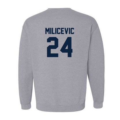 Xavier - NCAA Men's Basketball : Jovan Milicevic - Classic Shersey Crewneck Sweatshirt-1