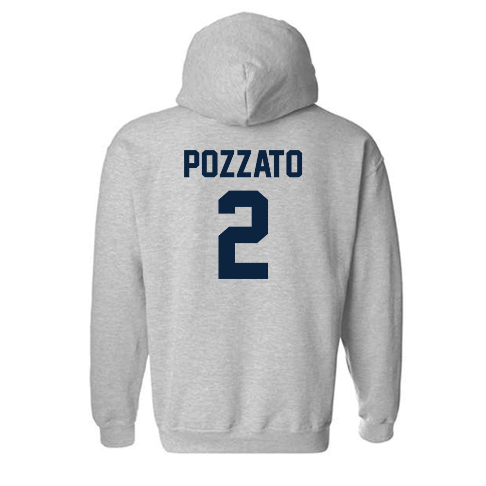 Xavier - NCAA Men's Basketball : Gabriel Pozzato - Classic Shersey Hooded Sweatshirt-1