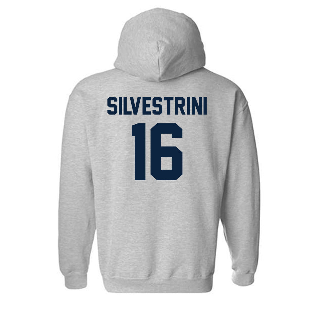 Xavier - NCAA Men's Soccer : Alejandro Silvestrini - Classic Shersey Hooded Sweatshirt-1