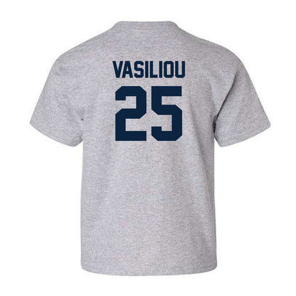 Xavier - NCAA Baseball : Evan Vasiliou - Classic Shersey Youth T-Shirt-1