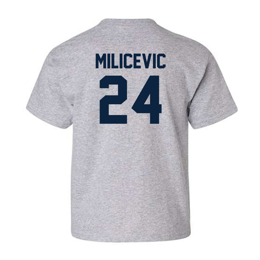 Xavier - NCAA Men's Basketball : Jovan Milicevic - Classic Shersey Youth T-Shirt-1