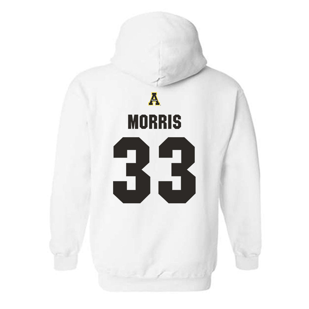 App State - NCAA Women's Volleyball : Ali Morris - Sport Shersey Hooded Sweatshirt-1