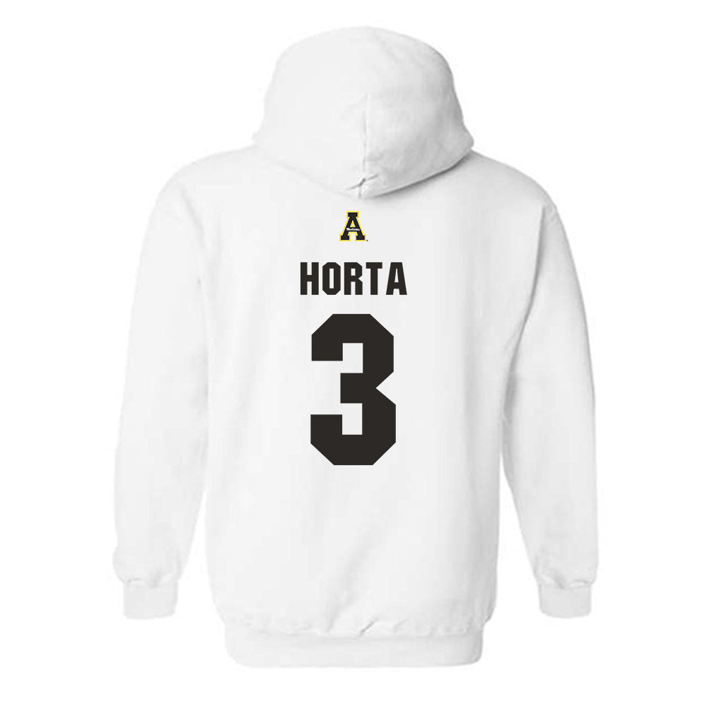 App State - NCAA Women's Volleyball : Julianna Horta - Sport Shersey Hooded Sweatshirt-1