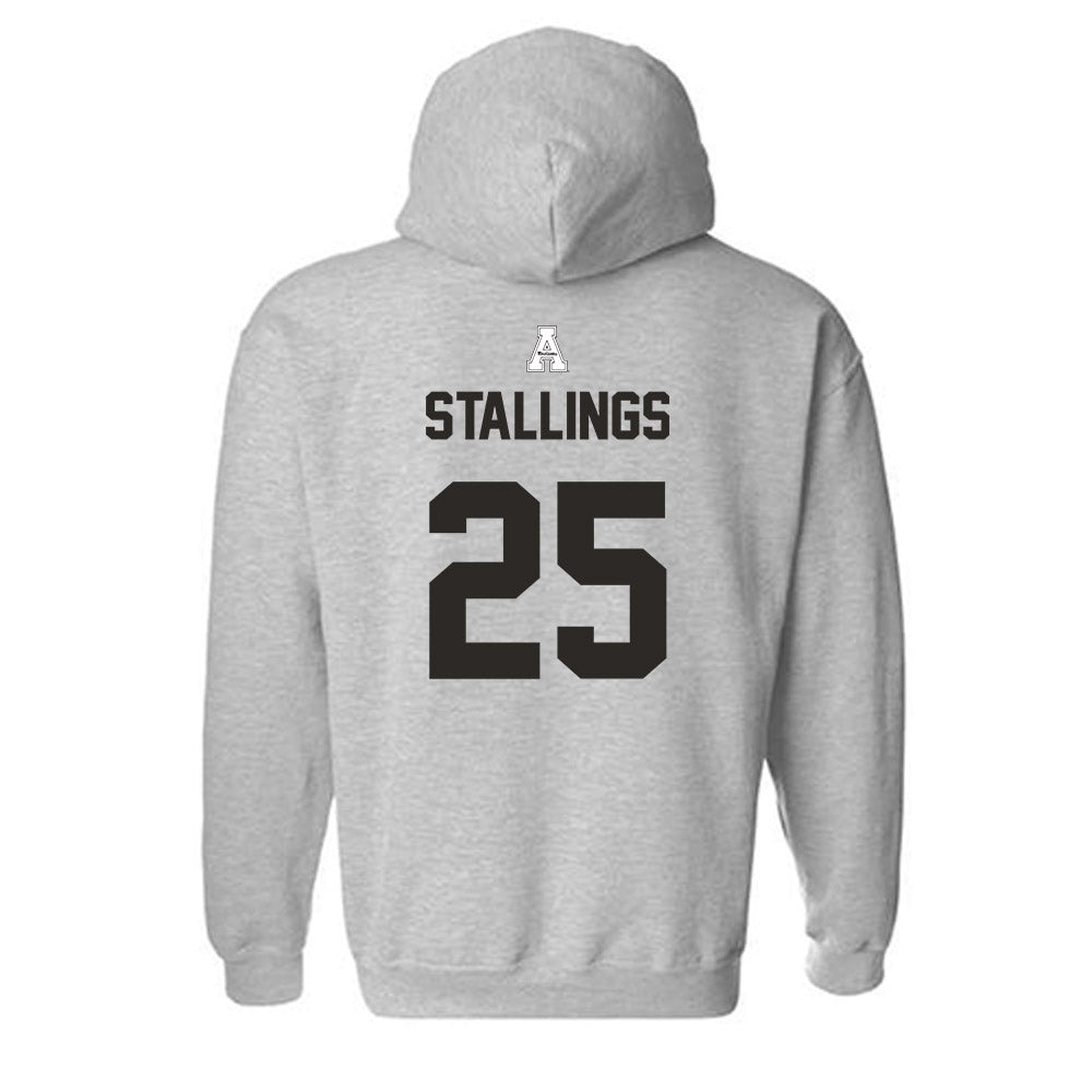 App State - NCAA Women's Soccer : Morgan Stallings - Sport Shersey Hooded Sweatshirt-1