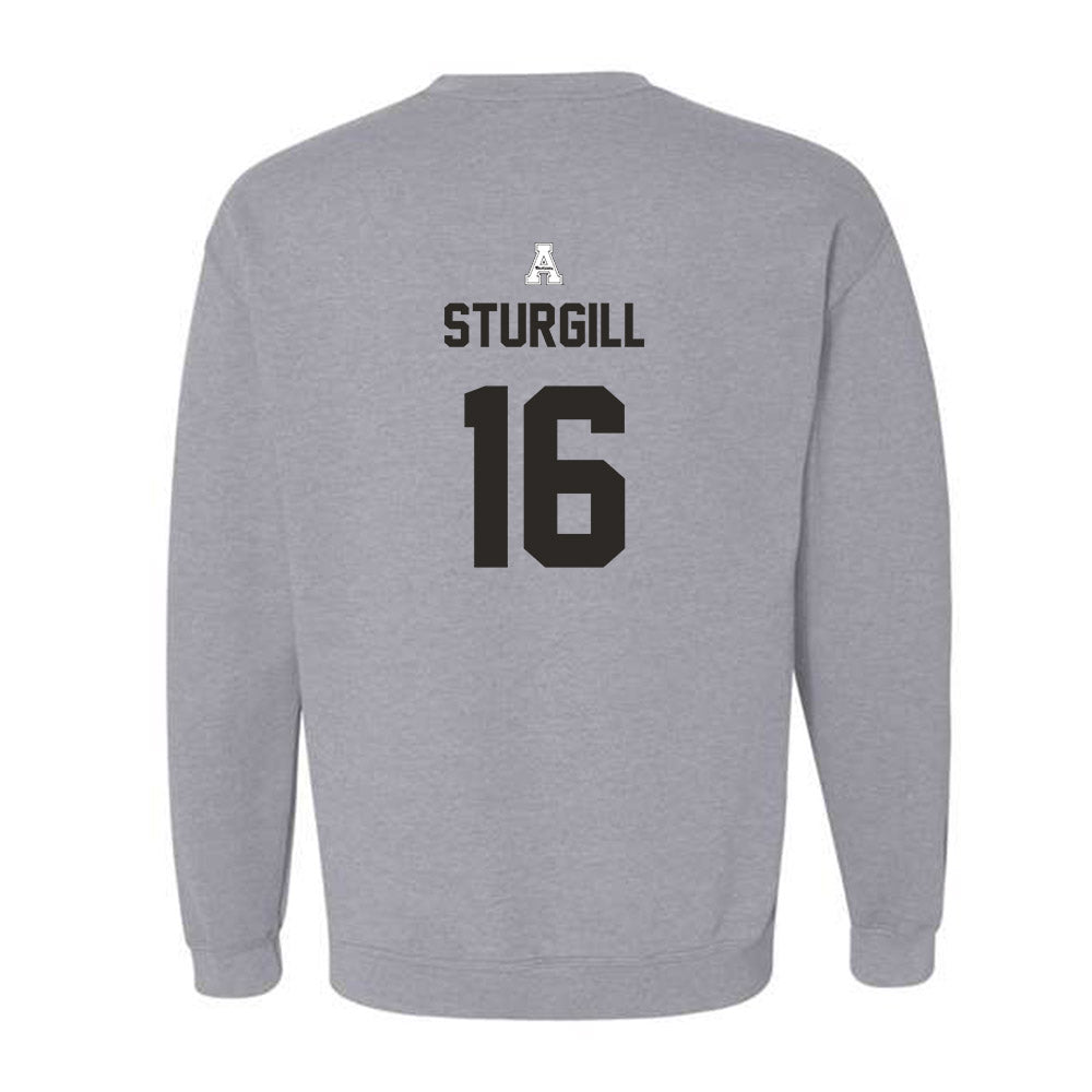 App State - NCAA Women's Soccer : Reagan Sturgill - Sport Shersey Crewneck Sweatshirt-1