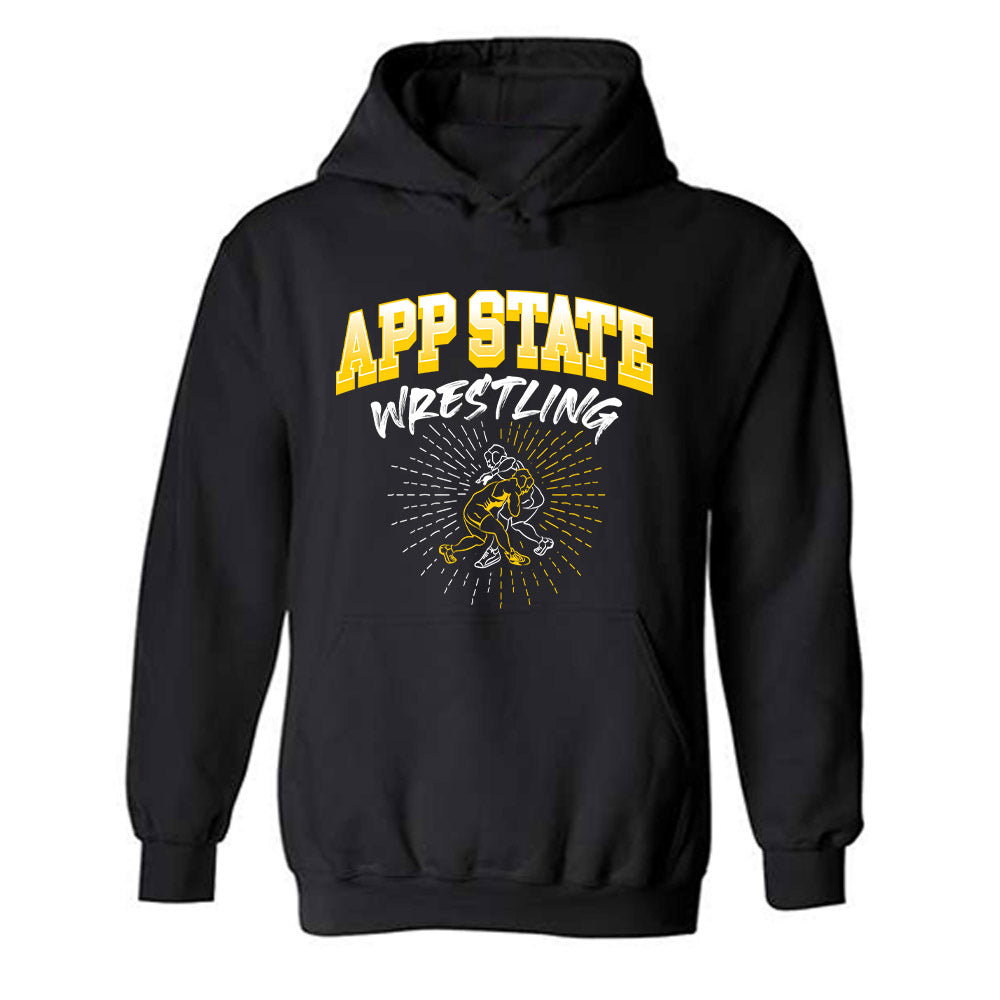 App State - NCAA Wrestling : Desmond Macklin - Sport Shersey Hooded Sweatshirt-0