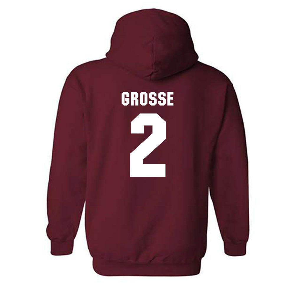 Boston College - NCAA Women's Soccer : Natalie Grosse - Sports Shersey Hooded Sweatshirt-1