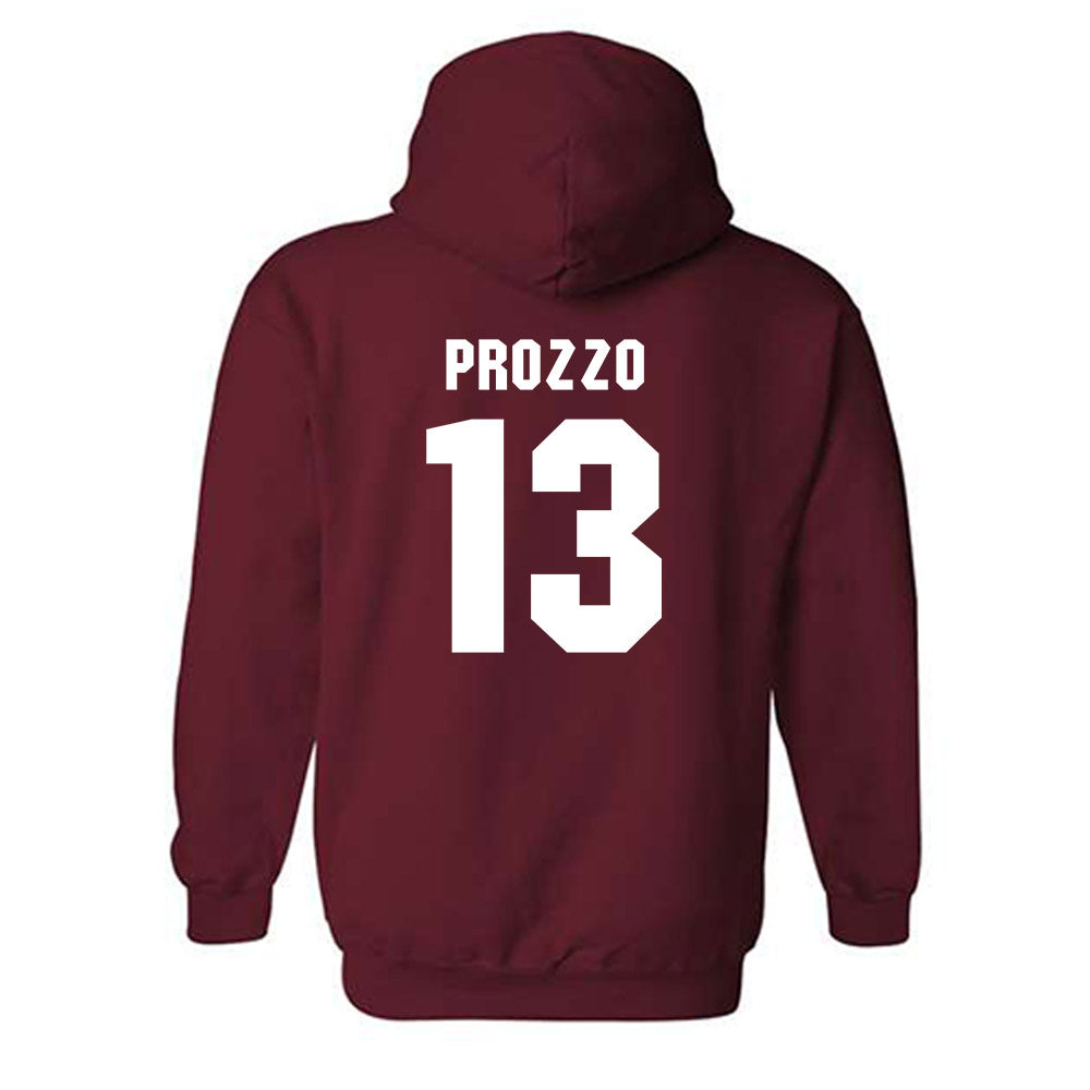 Boston College - NCAA Women's Soccer : Riley Prozzo - Sports Shersey Hooded Sweatshirt