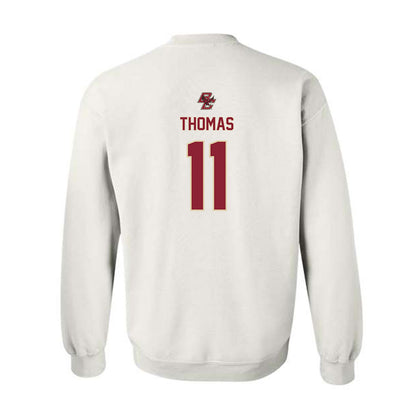 Boston College - NCAA Women's Ice Hockey : Ava Thomas - Sports Shersey Crewneck Sweatshirt-1