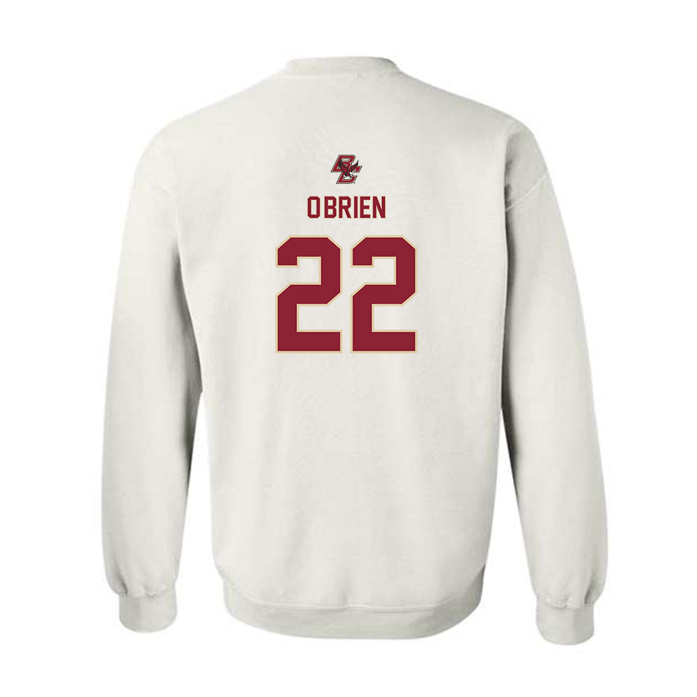 Boston College - NCAA Women's Ice Hockey : Olivia O'Brien - Sports Shersey Crewneck Sweatshirt-1