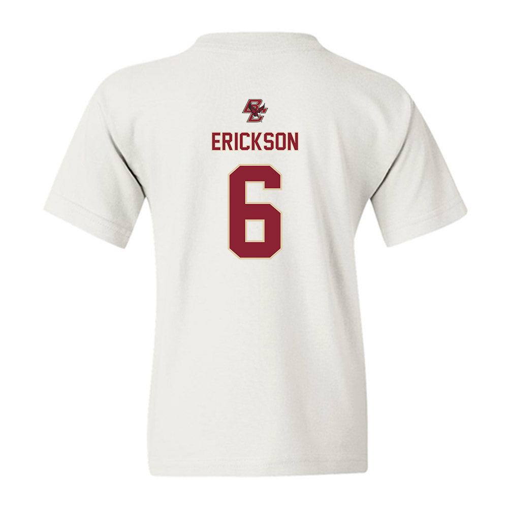 Boston College - NCAA Women's Ice Hockey : Kiley Erickson - Sports Shersey Youth T-Shirt-1