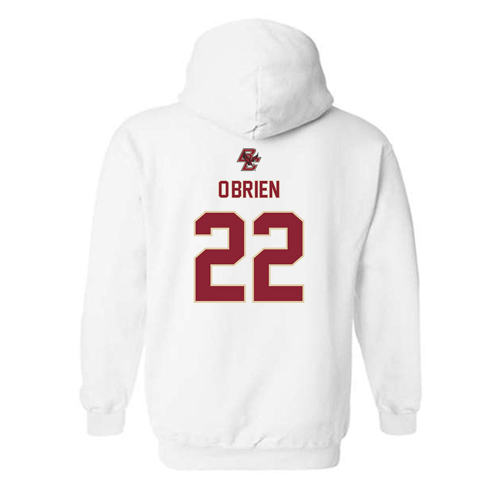 Boston College - NCAA Women's Ice Hockey : Olivia O'Brien - Sports Shersey Hooded Sweatshirt-1