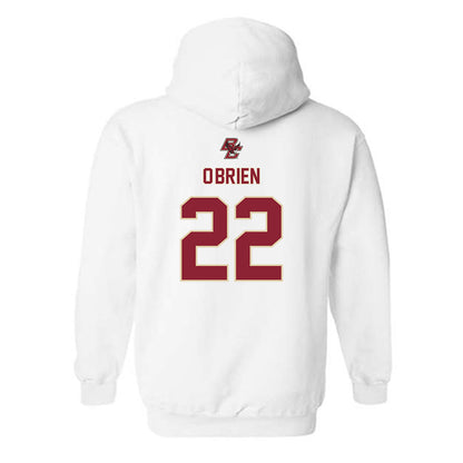 Boston College - NCAA Women's Ice Hockey : Olivia O'Brien - Sports Shersey Hooded Sweatshirt-1