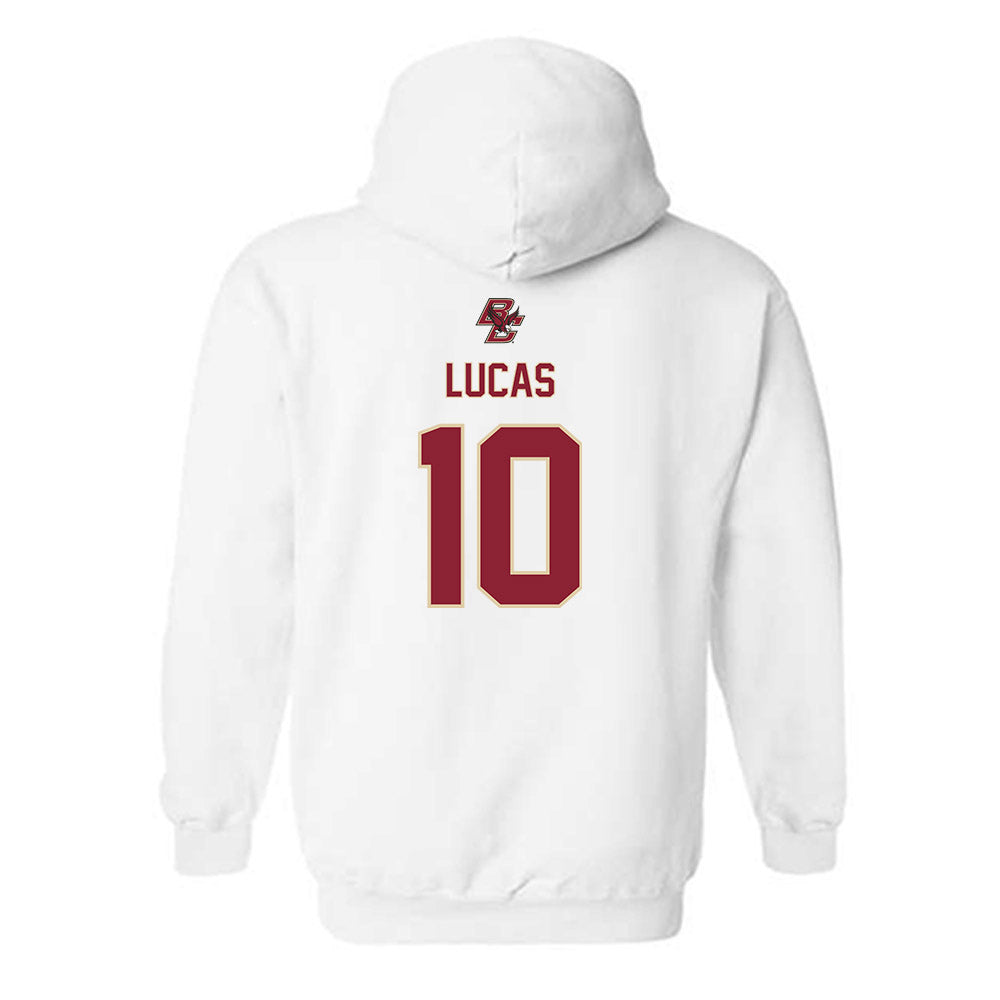 Boston College - NCAA Women's Ice Hockey : Jansen Lucas - Sports Shersey Hooded Sweatshirt-1