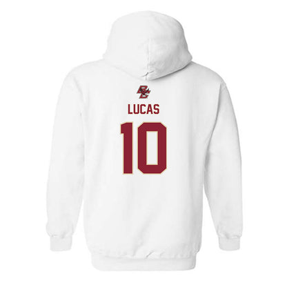 Boston College - NCAA Women's Ice Hockey : Jansen Lucas - Sports Shersey Hooded Sweatshirt-1