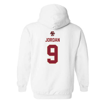 Boston College - NCAA Women's Ice Hockey : Molly Jordan - Sports Shersey Hooded Sweatshirt