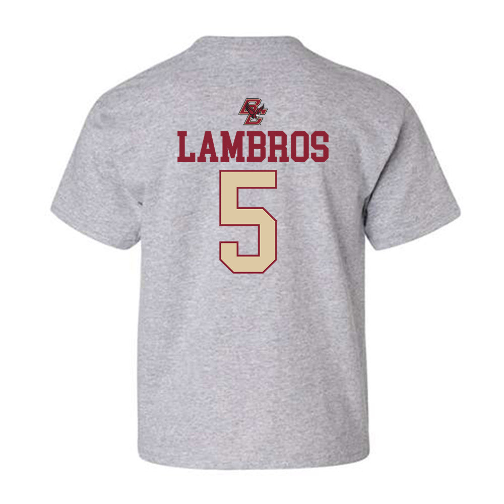 Boston College - NCAA Women's Volleyball : Sophia Lambros - Youth T-Shirt