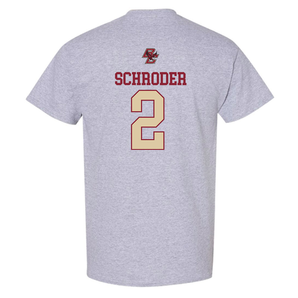 Boston College - NCAA Women's Volleyball : Halle Schroder - T-Shirt