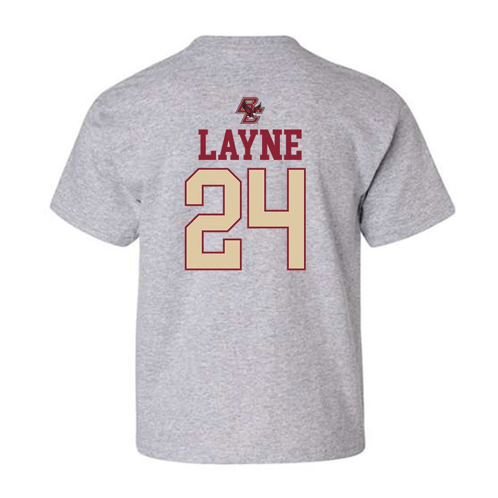 Boston College - NCAA Women's Volleyball : Sequoia Layne - Youth T-Shirt