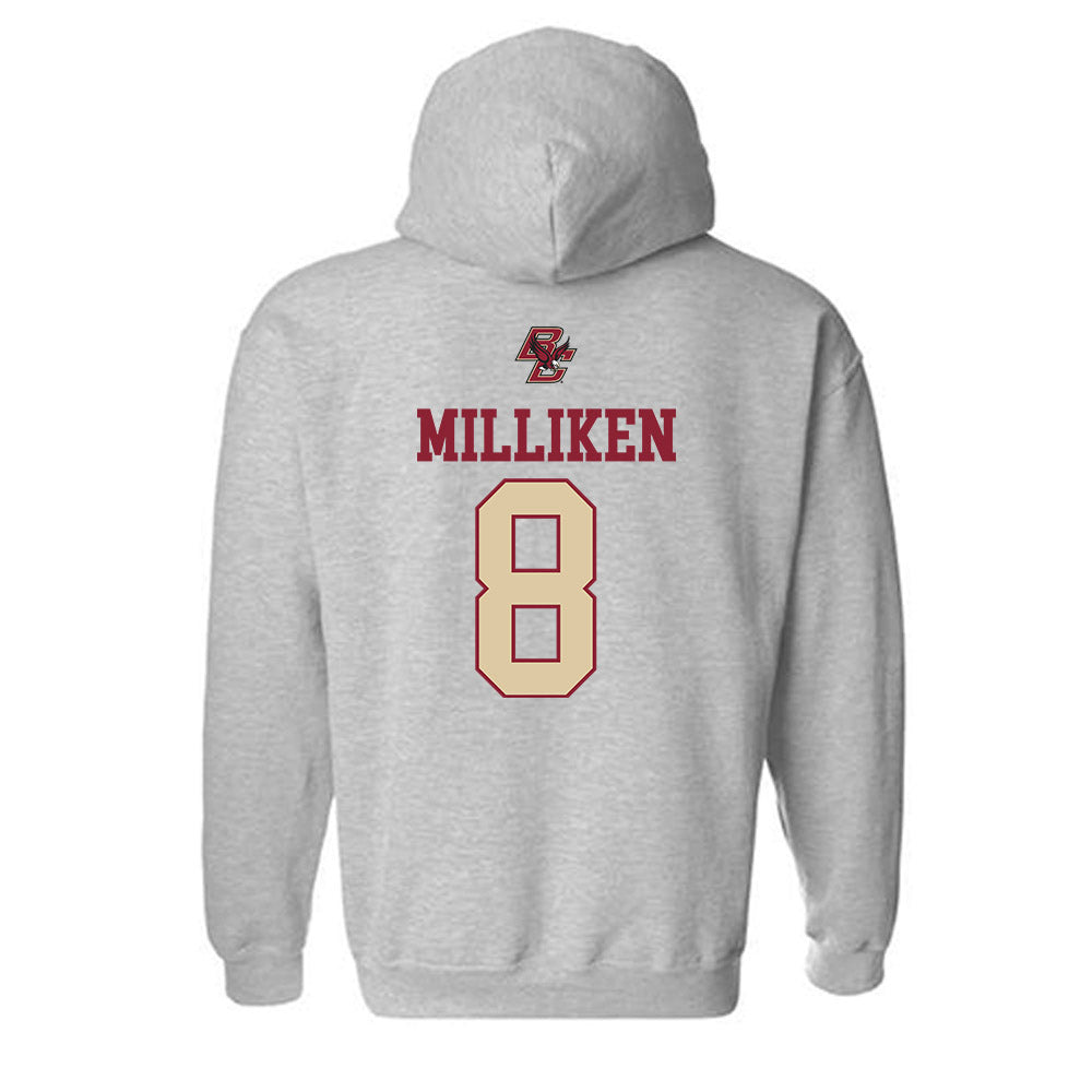 Boston College - NCAA Women's Volleyball : Grace Milliken - Hooded Sweatshirt