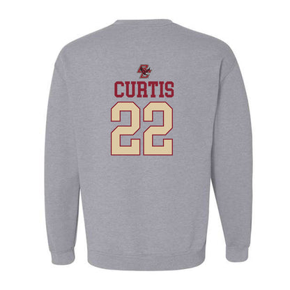 Boston College - NCAA Women's Volleyball : Savannah Curtis - Sports Shersey Crewneck Sweatshirt-1