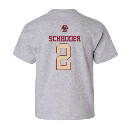 Boston College - NCAA Women's Volleyball : Halle Schroder - Youth T-Shirt