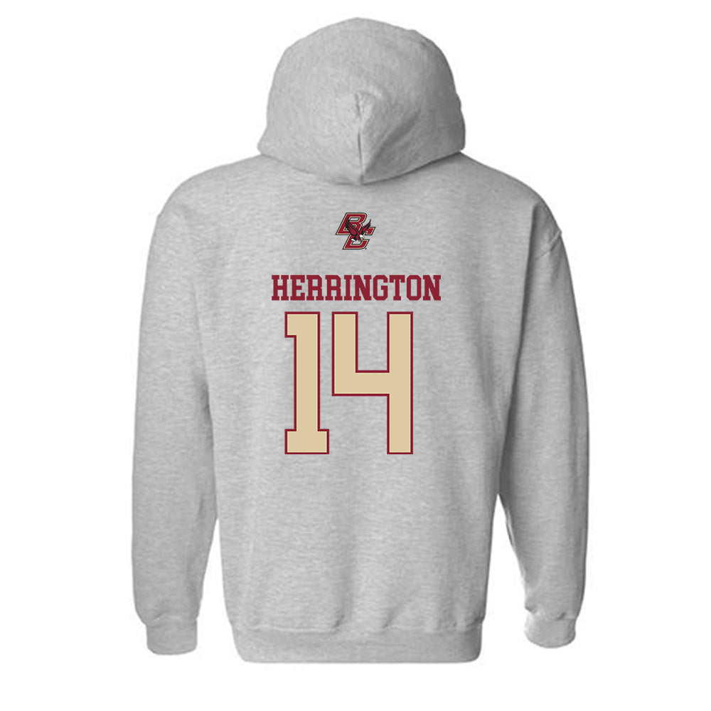 Boston College - NCAA Women's Volleyball : Anna Herrington - Hooded Sweatshirt