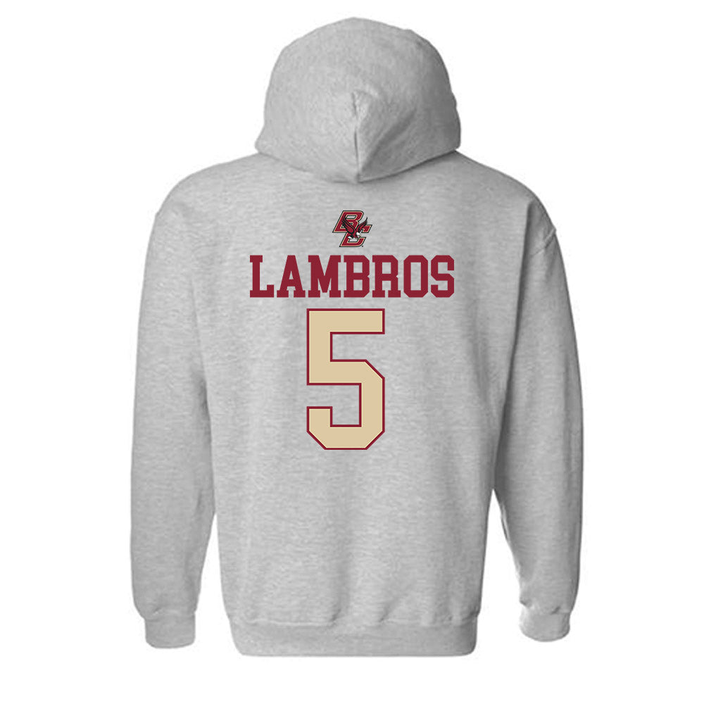 Boston College - NCAA Women's Volleyball : Sophia Lambros - Hooded Sweatshirt