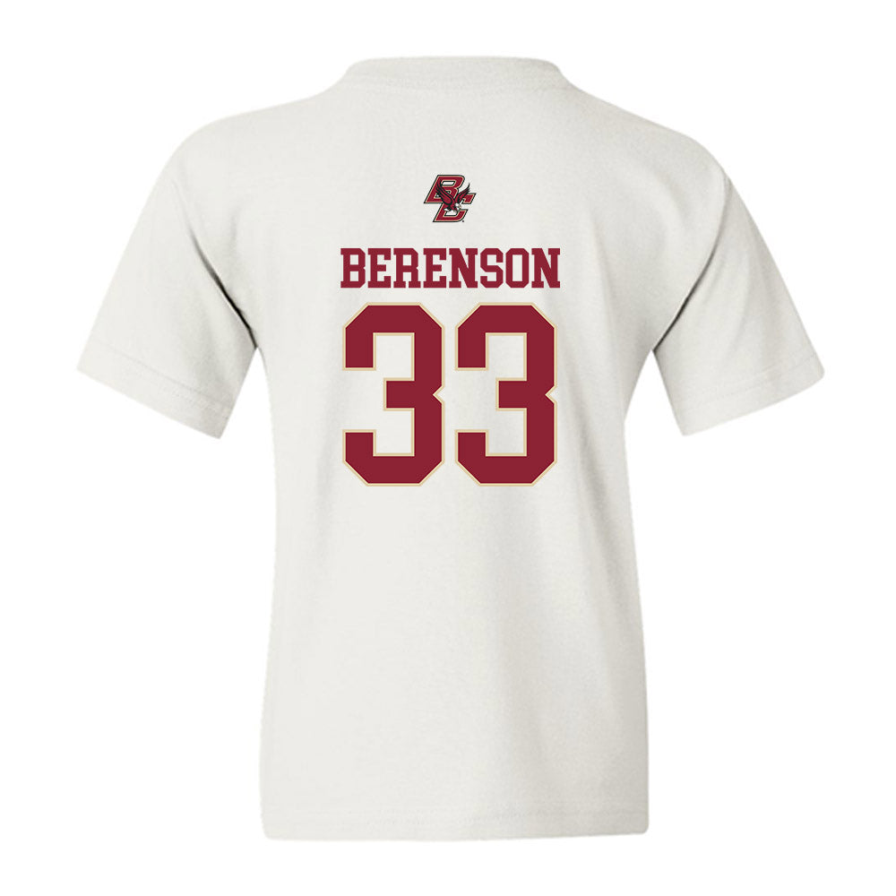 Boston College - NCAA Baseball : Logan Berenson - Youth T-Shirt-1