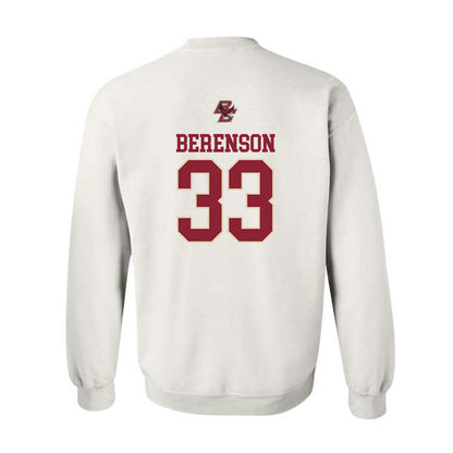 Boston College - NCAA Baseball : Logan Berenson - Crewneck Sweatshirt-1