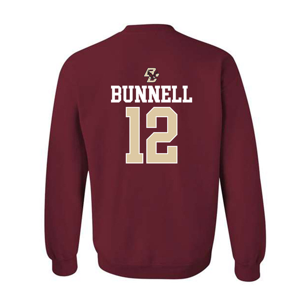 Boston College - NCAA Softball : Carly Bunnell - Sports Shersey Crewneck Sweatshirt-1