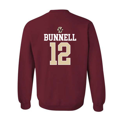 Boston College - NCAA Softball : Carly Bunnell - Sports Shersey Crewneck Sweatshirt-1