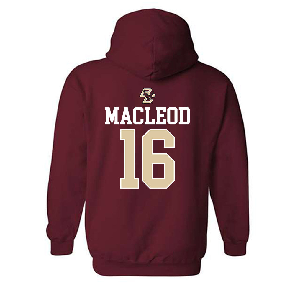 Boston College - NCAA Softball : Shannon MacLeod - Sports Shersey Hooded Sweatshirt