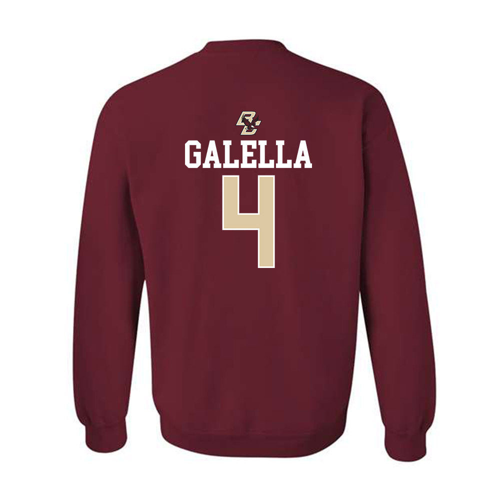 Boston College - NCAA Softball : Mia Galella - Sports Shersey Crewneck Sweatshirt-1