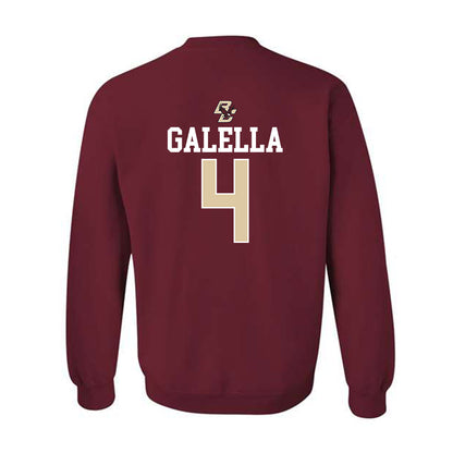 Boston College - NCAA Softball : Mia Galella - Sports Shersey Crewneck Sweatshirt-1