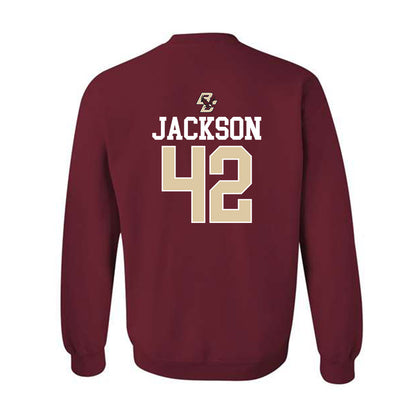 Boston College - NCAA Softball : Emma Jackson - Sports Shersey Crewneck Sweatshirt-1
