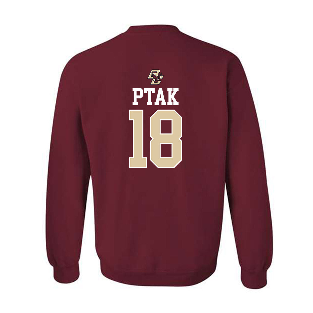 Boston College - NCAA Softball : Abby Ptak - Sports Shersey Crewneck Sweatshirt-1