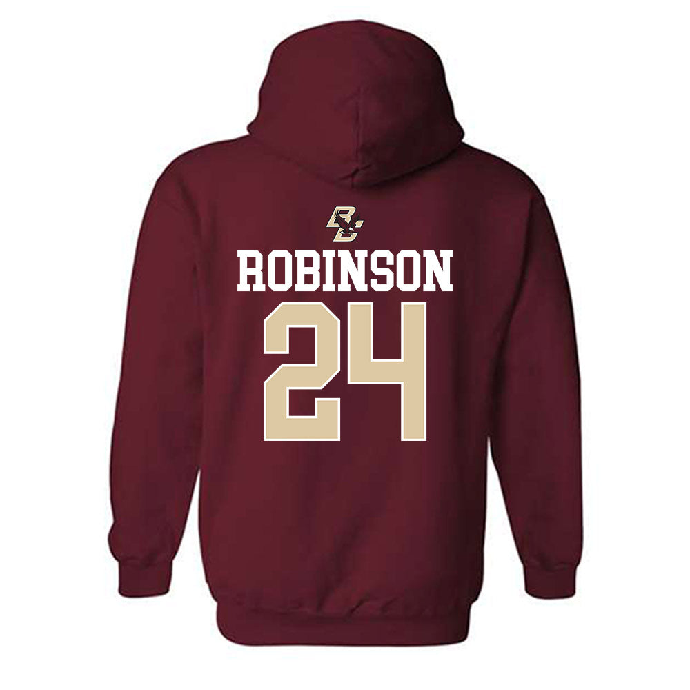 Boston College - NCAA Softball : Allison Robinson - Sports Shersey Hooded Sweatshirt