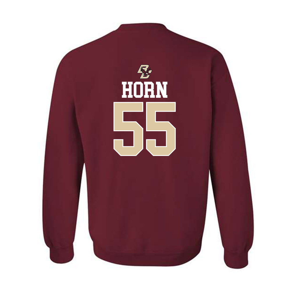 Boston College - NCAA Softball : Sammy Horn - Sports Shersey Crewneck Sweatshirt-1